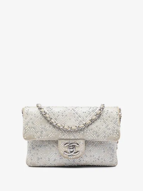 CHANEL Pre-Owned 2012-2013 Mini Suede Beaded Mineral Nights Flap crossbody bag