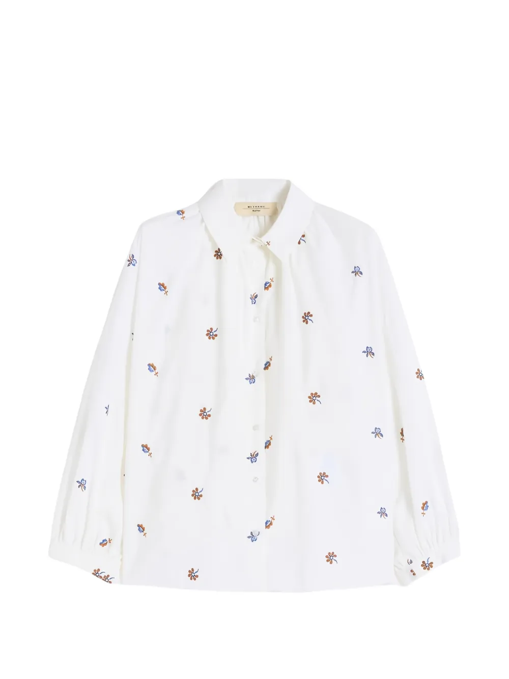 Weekend Max Mara embroidered poplin shirt - Weiß