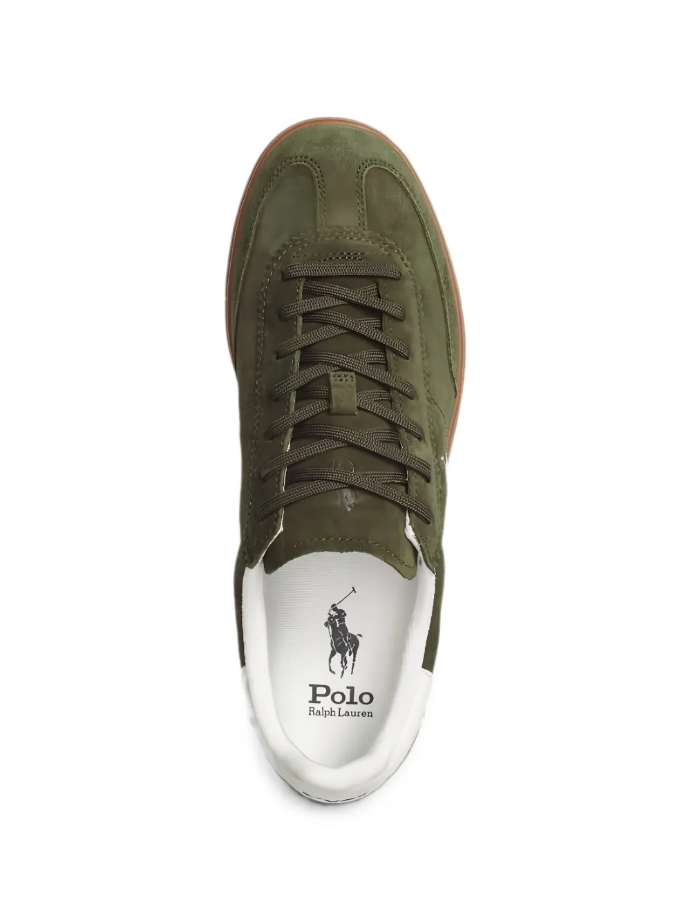 Polo Ralph Lauren Bedford sneakers met borduurwerk Groen