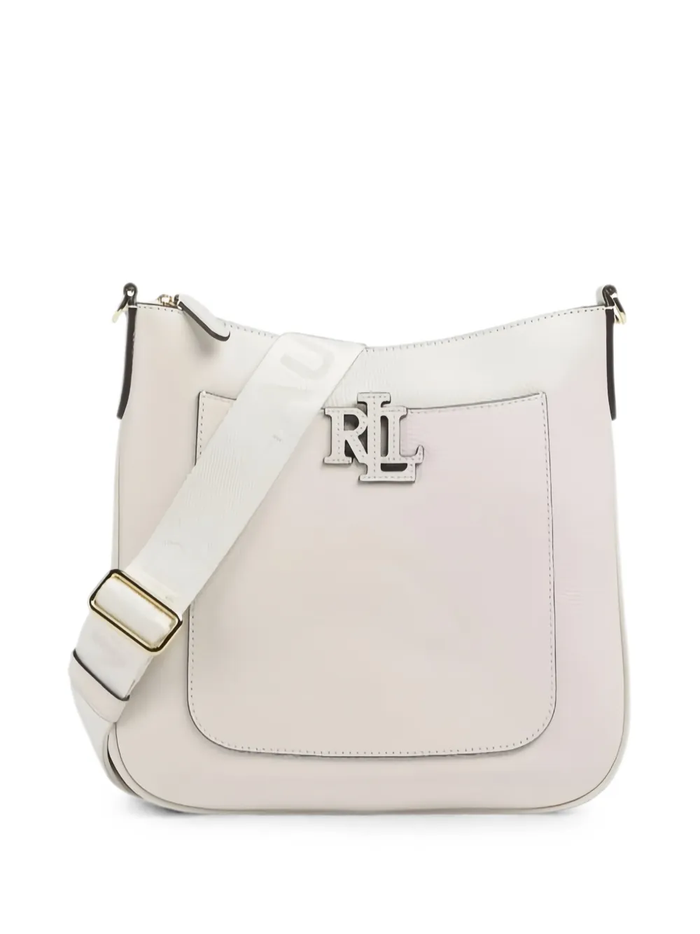 Lauren Ralph Lauren large Cameryn cross body bag - Bianco