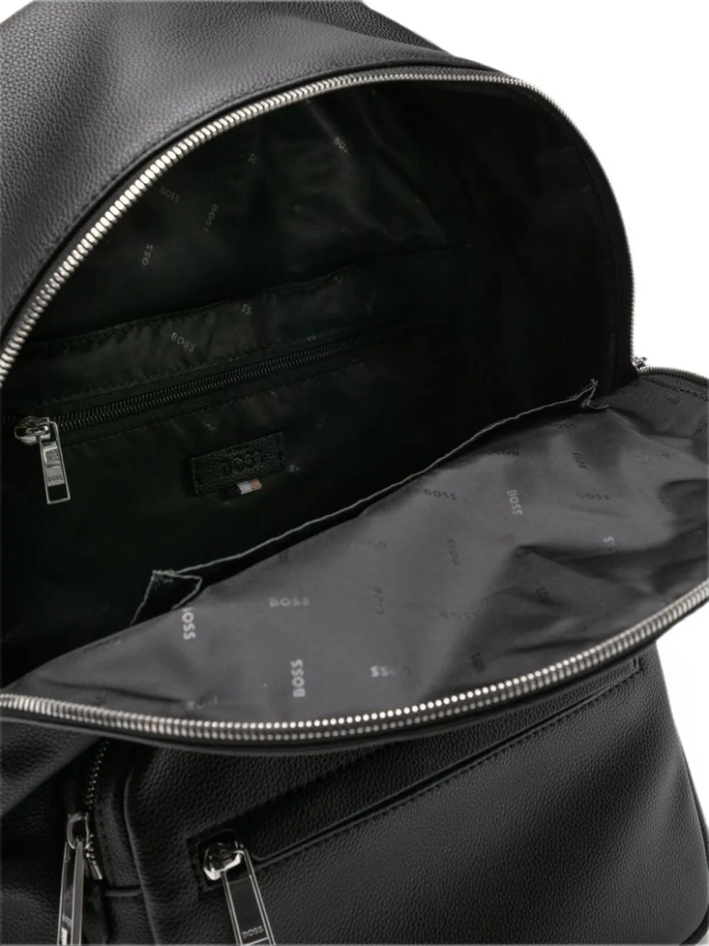 Hugo Boss Boss Logo-embellished Backpack In Black