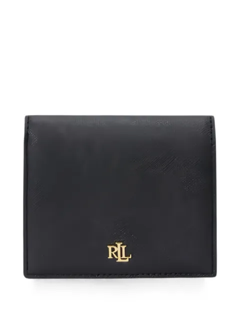 Lauren Ralph Lauren cartera compacta con placa del logo