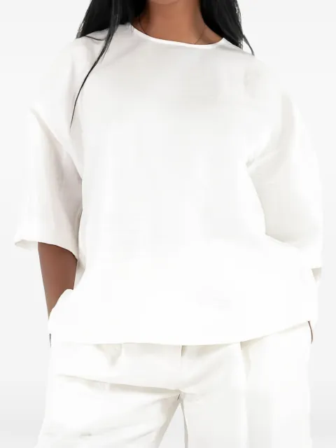 BOSS round-neck half-sleeve top