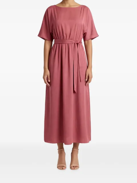 Weekend Max Mara belted short-sleeve maxi dress