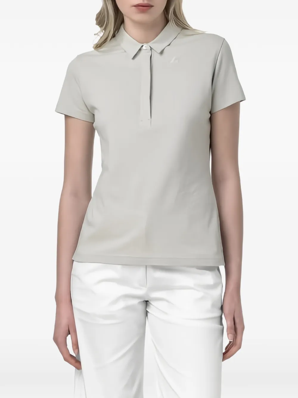 K-Way Stretch piqué poloshirt Beige