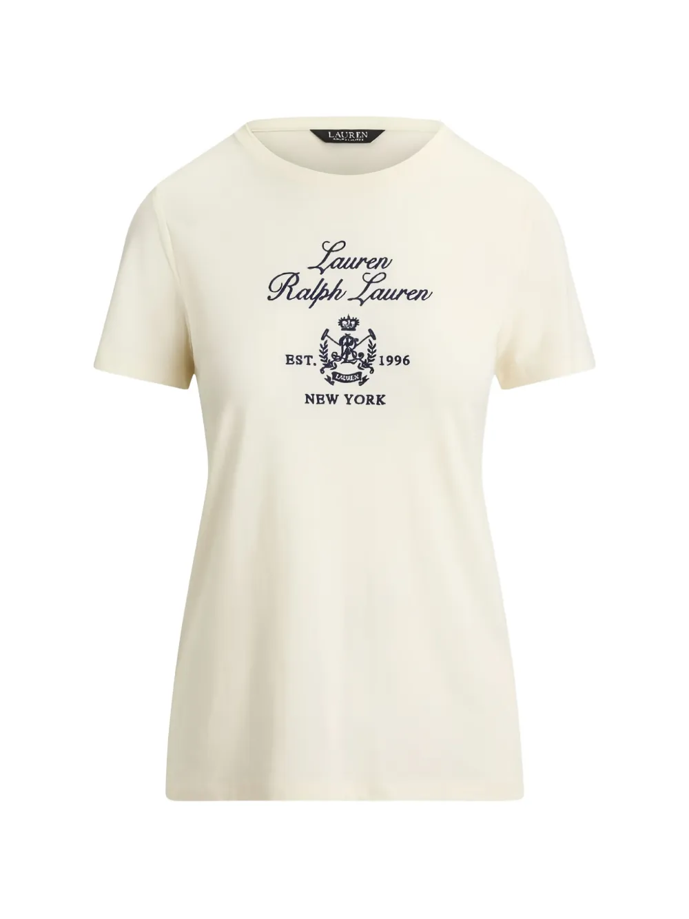 Lauren Ralph Lauren logo-print T-shirt - Toni neutri