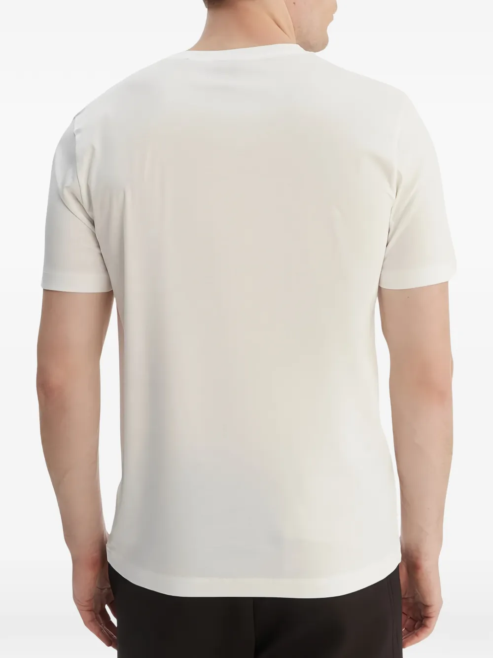 BOSS T-shirt met logoprint Wit