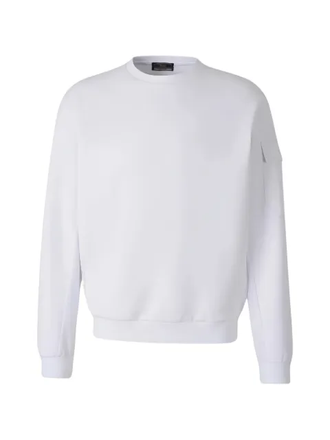 Herno flap-pocket crew-neck sweater