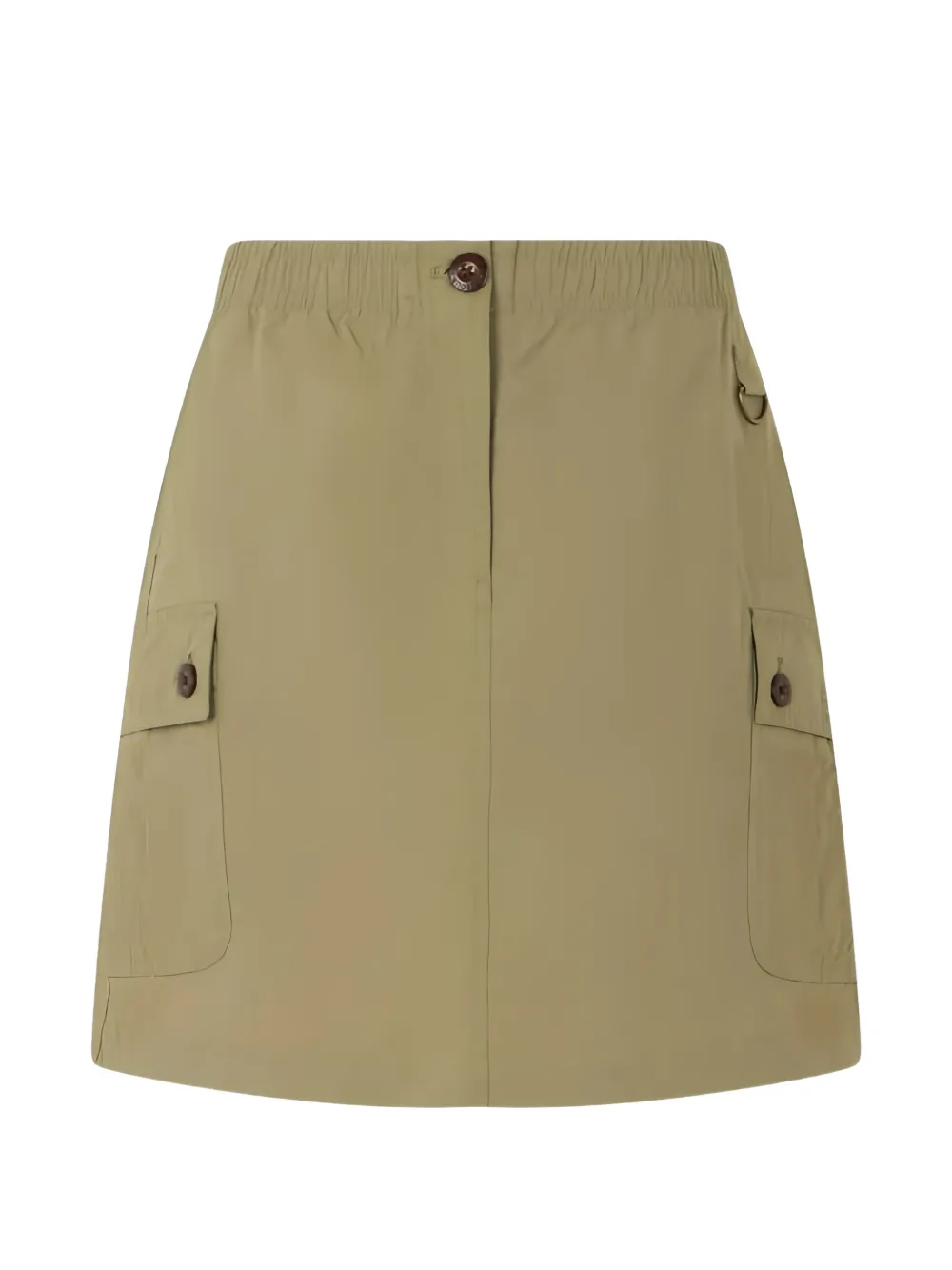 Barbour elasticated-waist cargo-pockets skirt - Verde