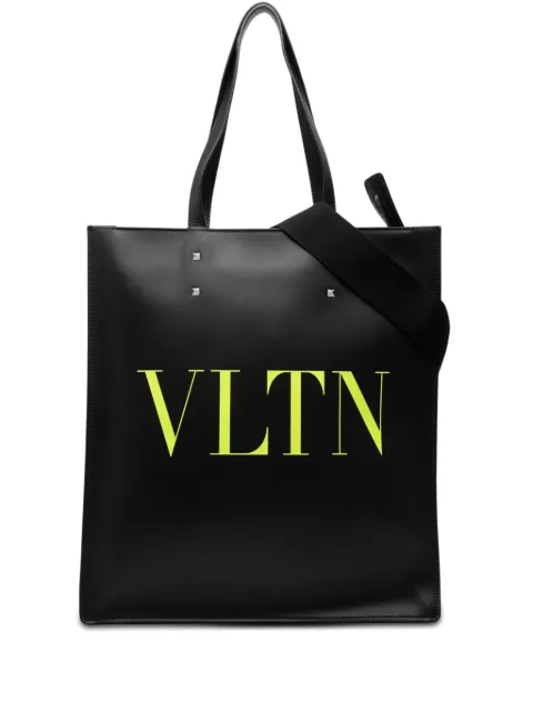 Valentino Garavani Pre-Owned 2021-2022 Calfskin Rockstud VLTN Tote satchel