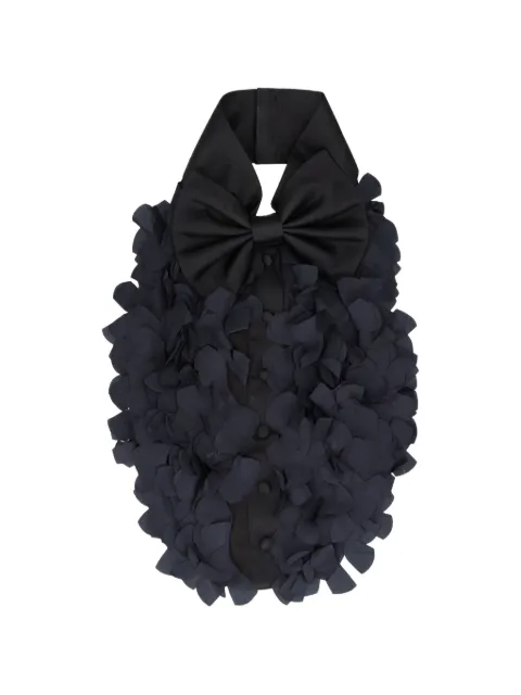 Emporio Armani Pre-Owned bow-detail floral-appliqué suit accessory