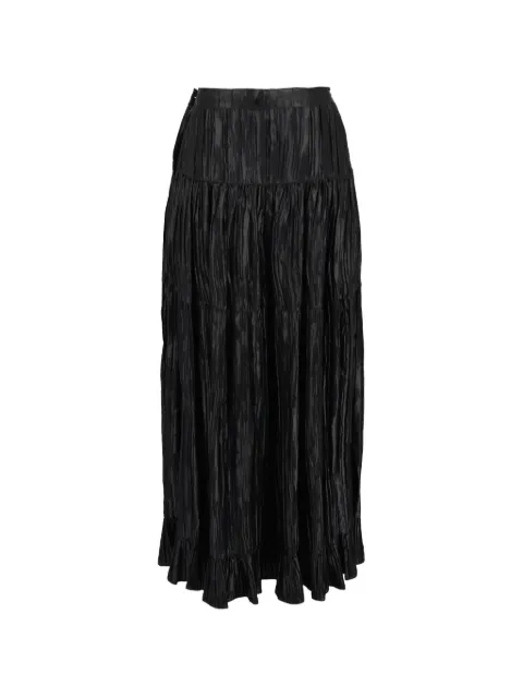 Emporio Armani Pre-Owned tiered pleated skirt
