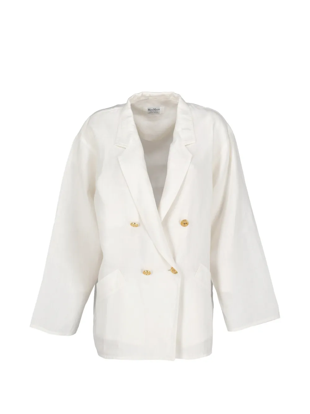 Max Mara double-breasted blazer - White