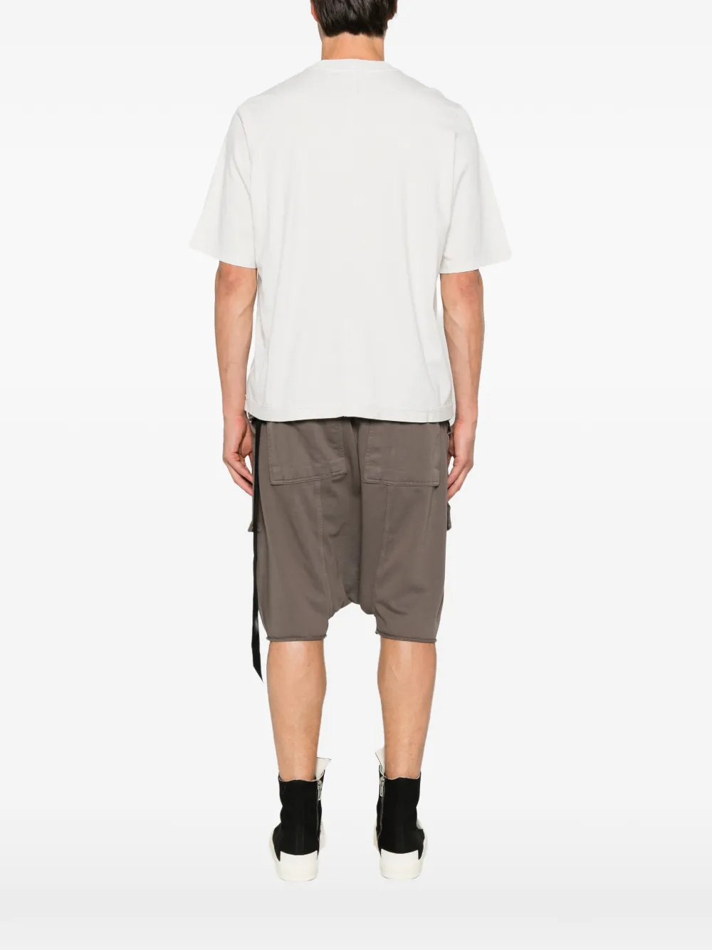 Rick Owens DRKSHDW T-shirt met grafische print Beige