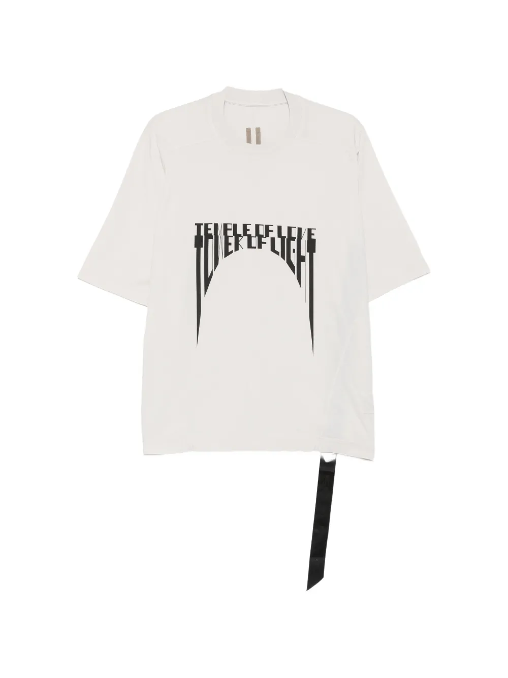 Rick Owens DRKSHDW T-shirt met grafische print Beige