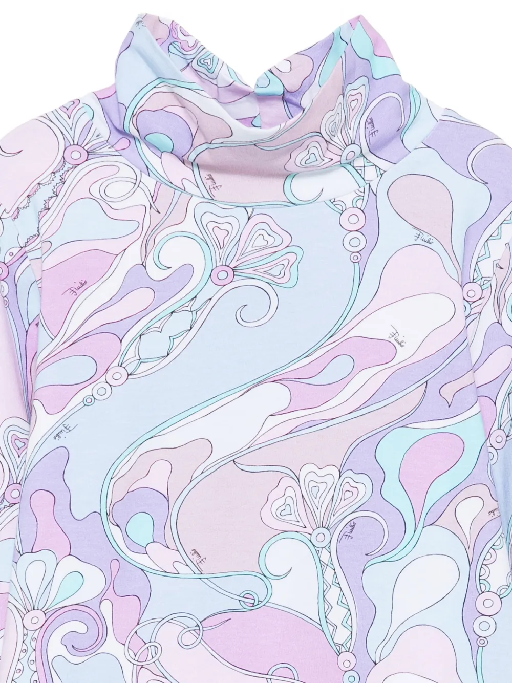 PUCCI Junior T-shirt met abstracte print Roze