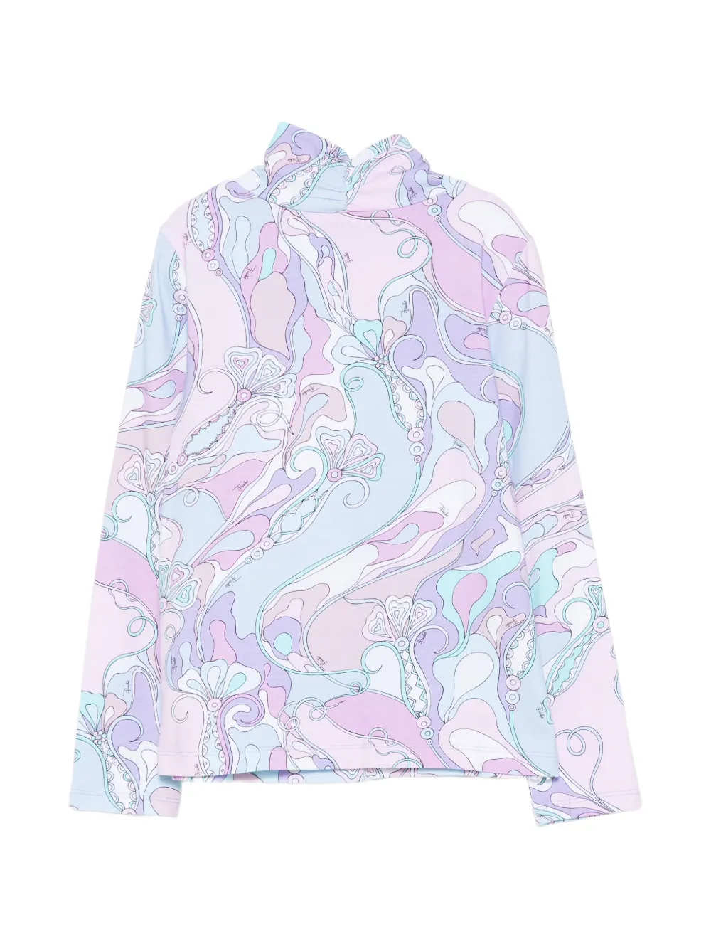 PUCCI Junior T-shirt met abstracte print Roze