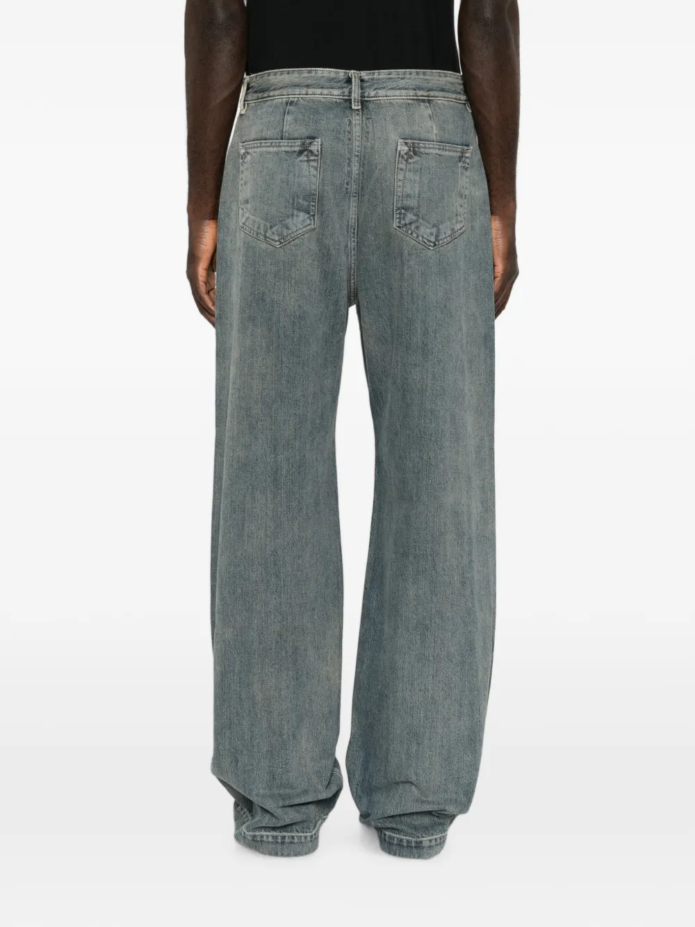 Rick Owens DRKSHDW Geth jeans met riemlussen Blauw