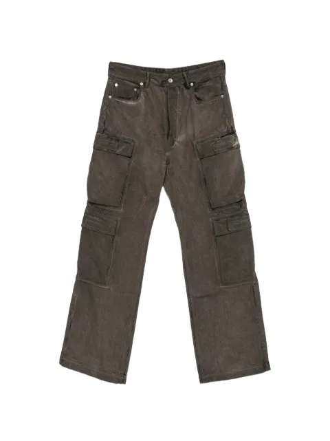 Rick Owens DRKSHDW belt-loop faded-effect jeans