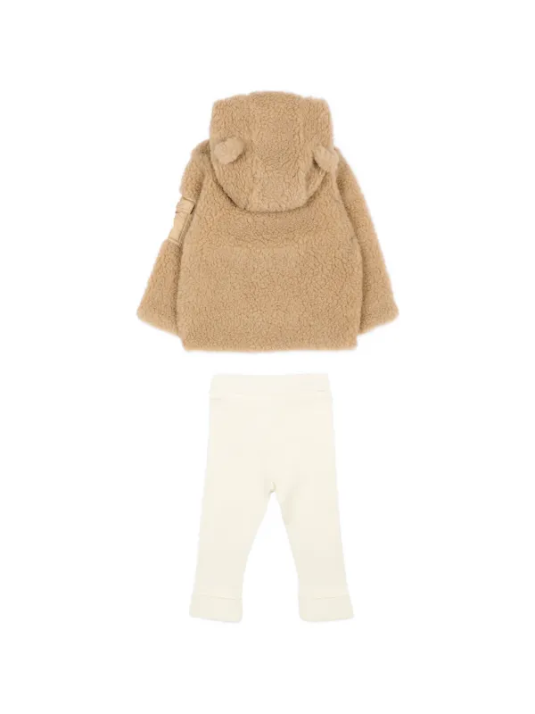 Moncler Enfant Teddy Cotton Set | Neutrals | FARFETCH