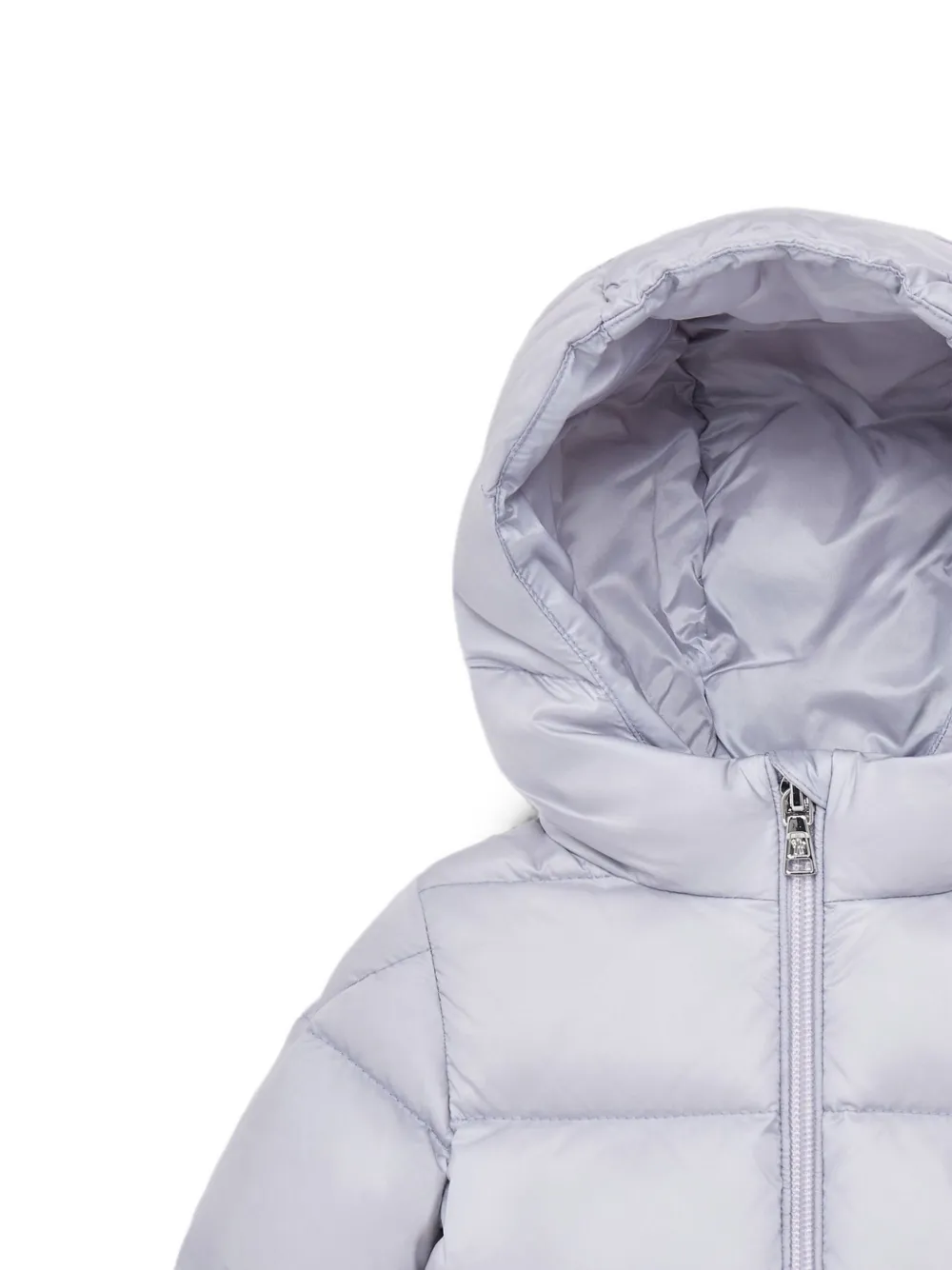 Moncler Enfant Gewatteerd jack met capuchon Paars