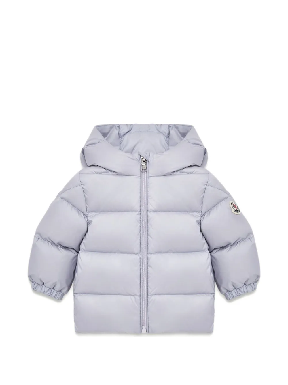 Moncler Enfant Gewatteerd jack met capuchon Paars