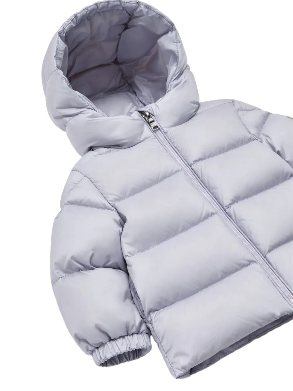 Moncler Enfant Gewatteerd jack met capuchon Paars