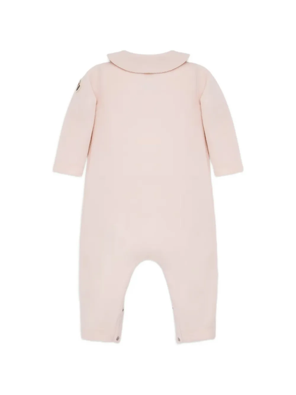 Moncler Enfant Fleece romper met geruite zak Roze