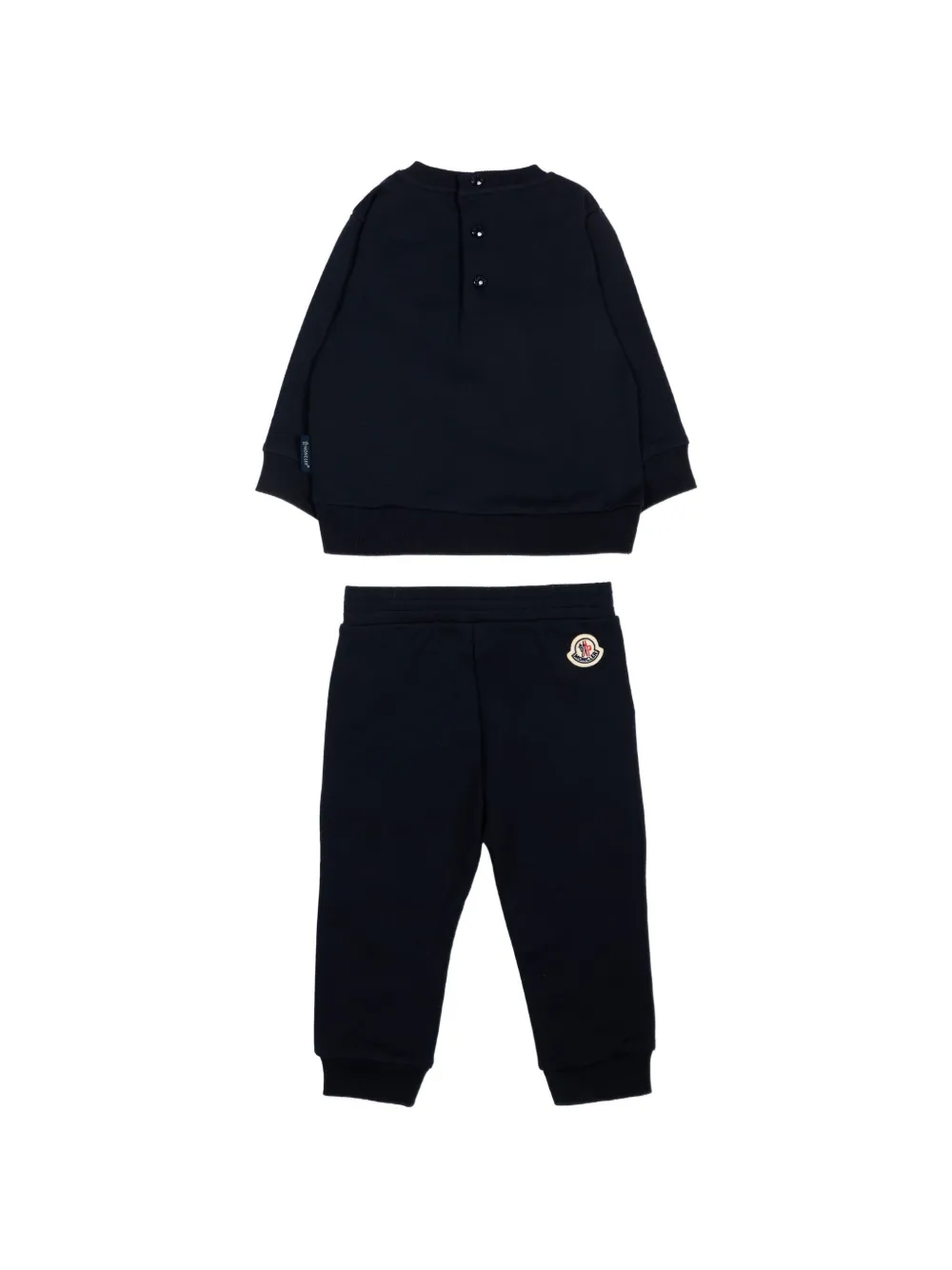 Moncler Enfant Trainingspak met logopatch Blauw