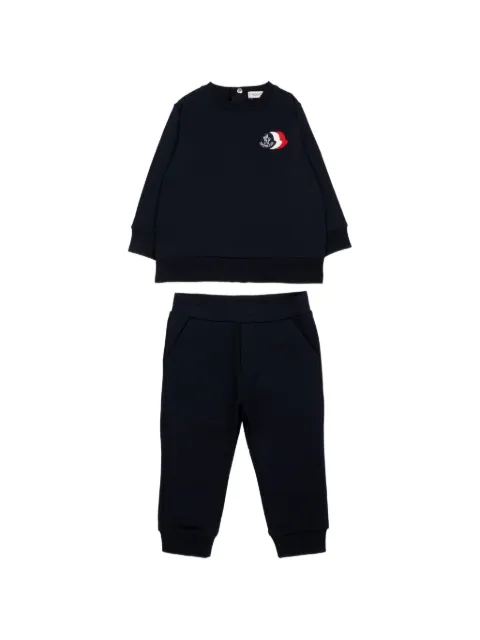 Moncler Enfant logo-patch track pants