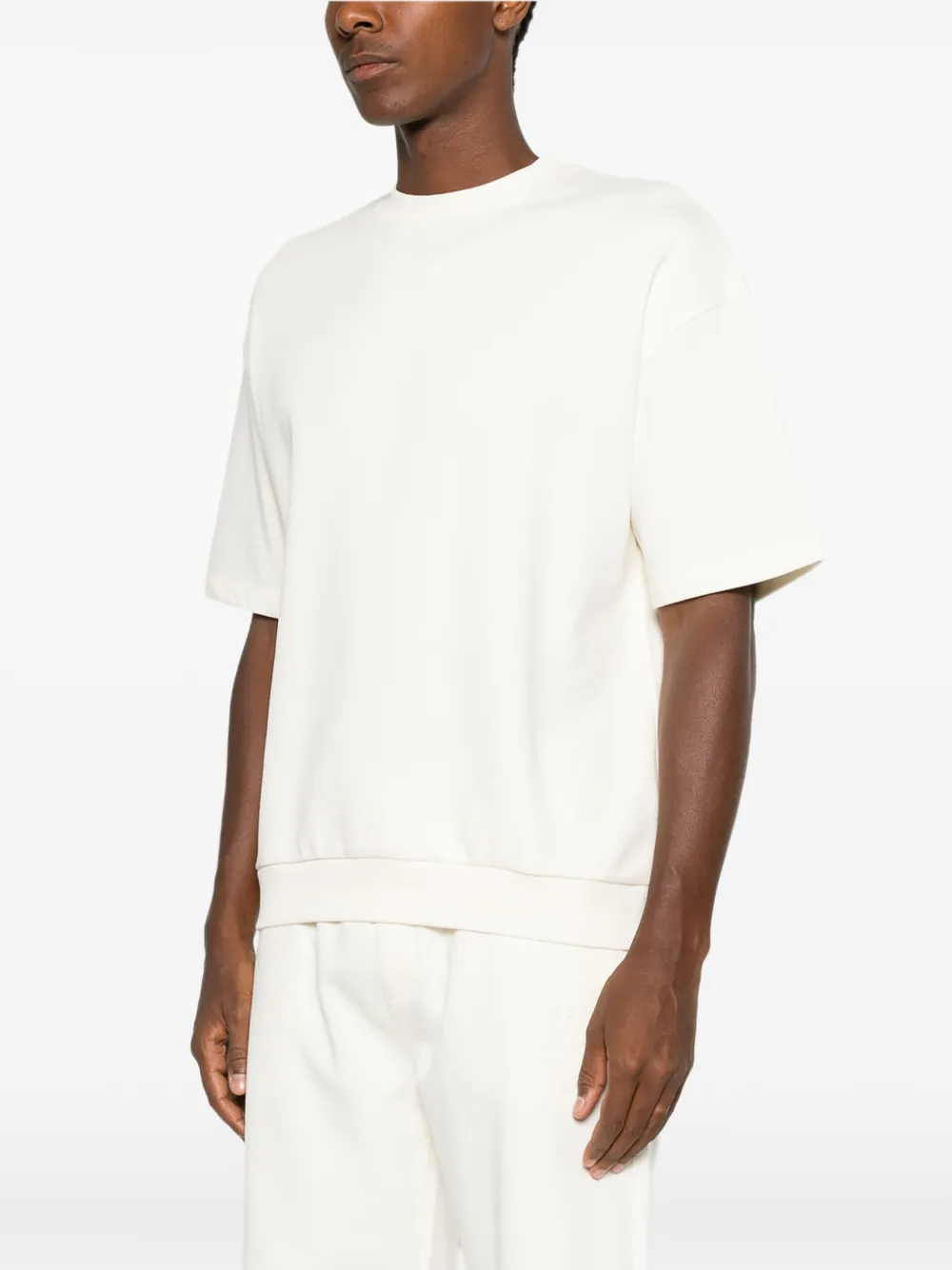 Karl Lagerfeld Trui met geborduurd logo en geribbelde afwerking Beige