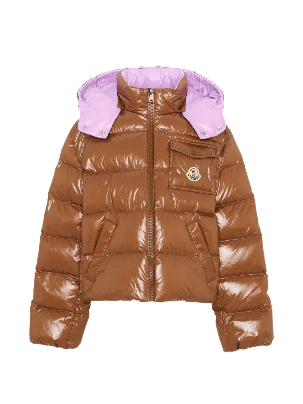 Moncler Enfant Quilted Hooded Padded Jackets | Brown | FARFETCH