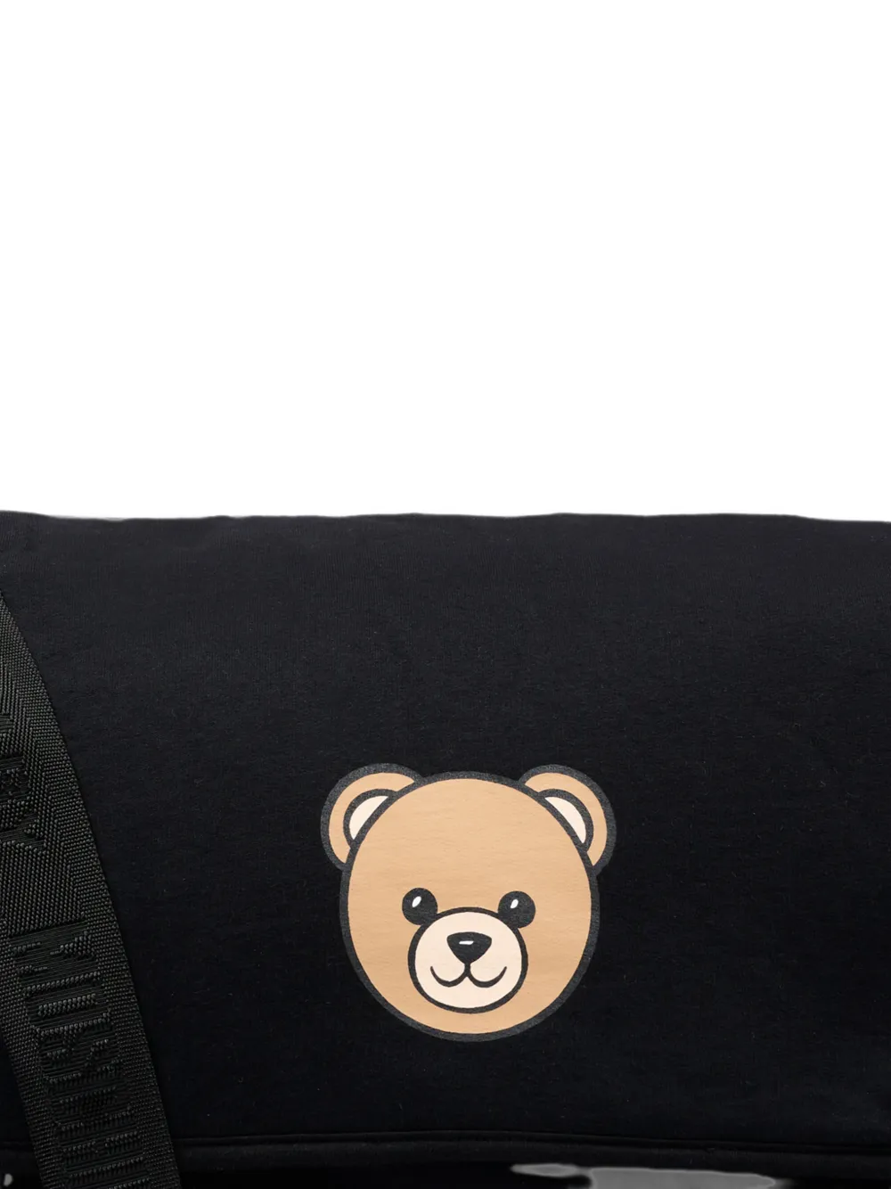 Moschino Kids Luiertas met teddybeerprint Zwart
