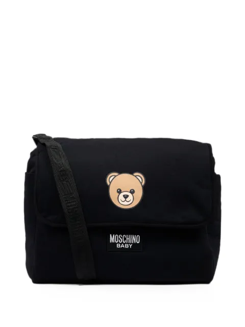 Moschino Kids pañalera con motivo Teddy Bear