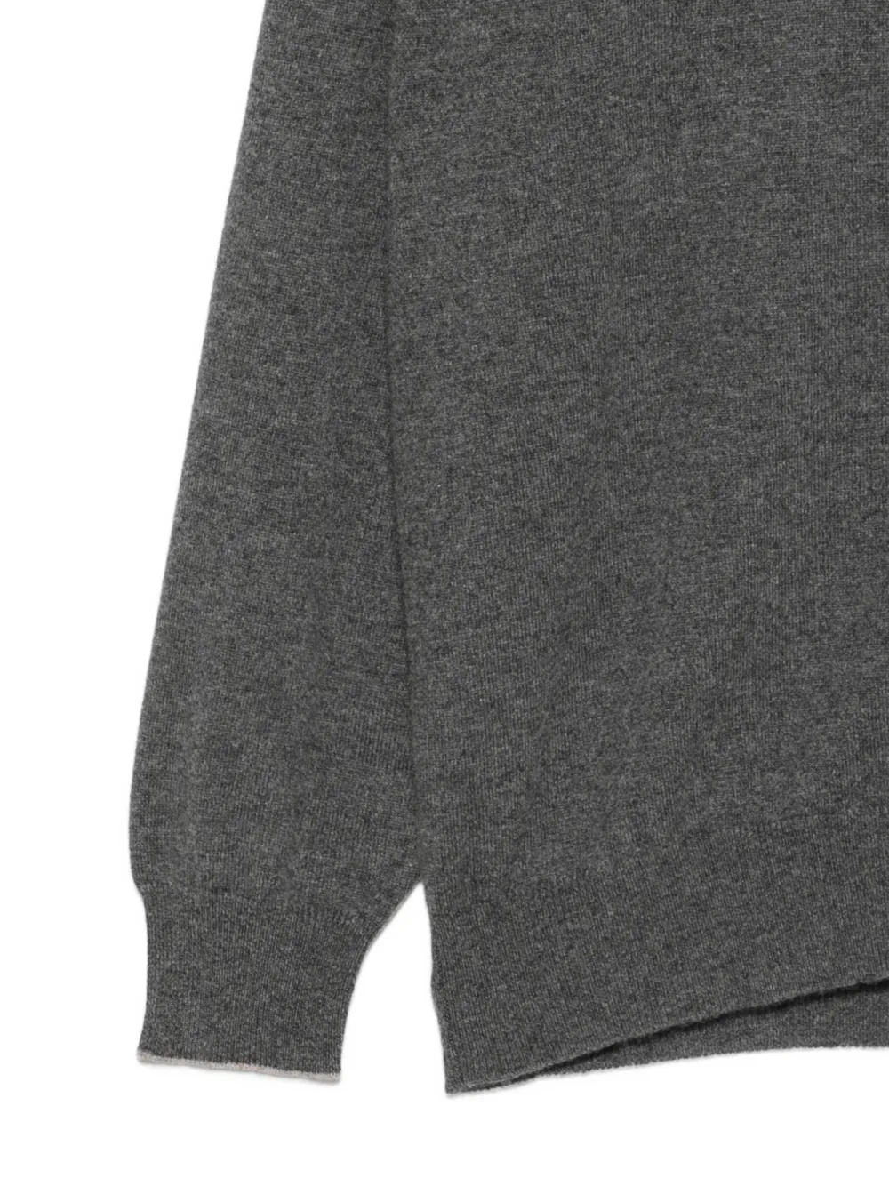 Brunello Cucinelli Vest met hoge hals Grijs