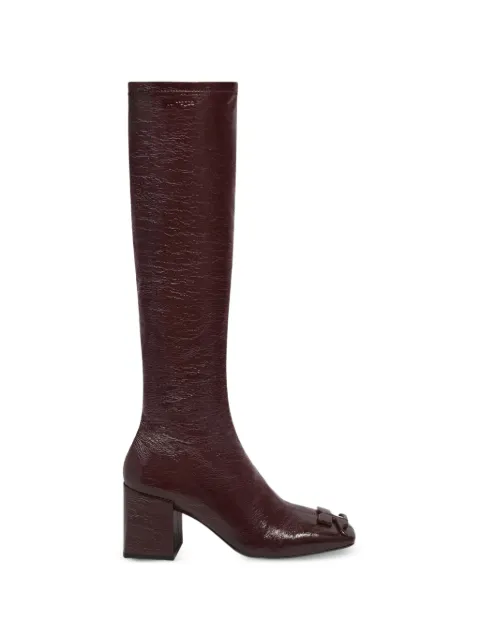 Courrèges logo-patch vinyl boots