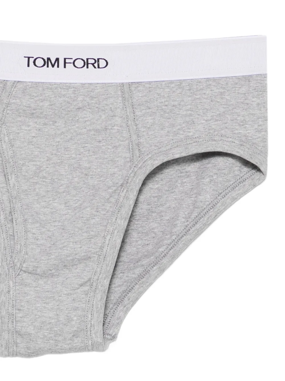 TOM FORD Slip met logoband Grijs