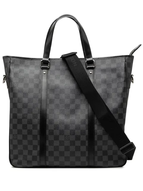 Louis Vuitton Pre-Owned 2010 Damier Graphite Tadao satchel
