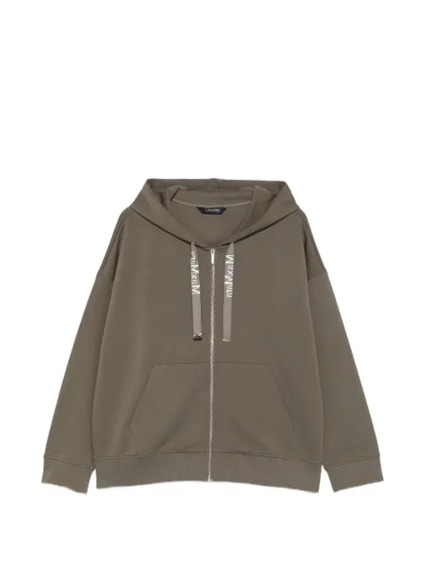 'S Max Mara 로고 드로스트링 후드 집업