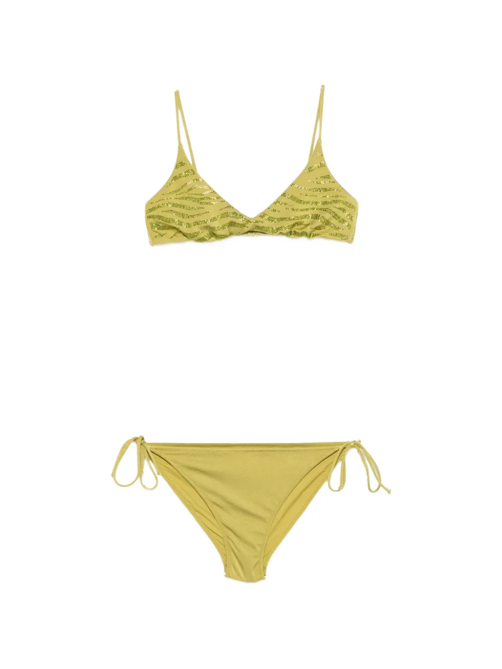 MC2 Saint Barth Paloma sequin-embellished zebra-print bikini