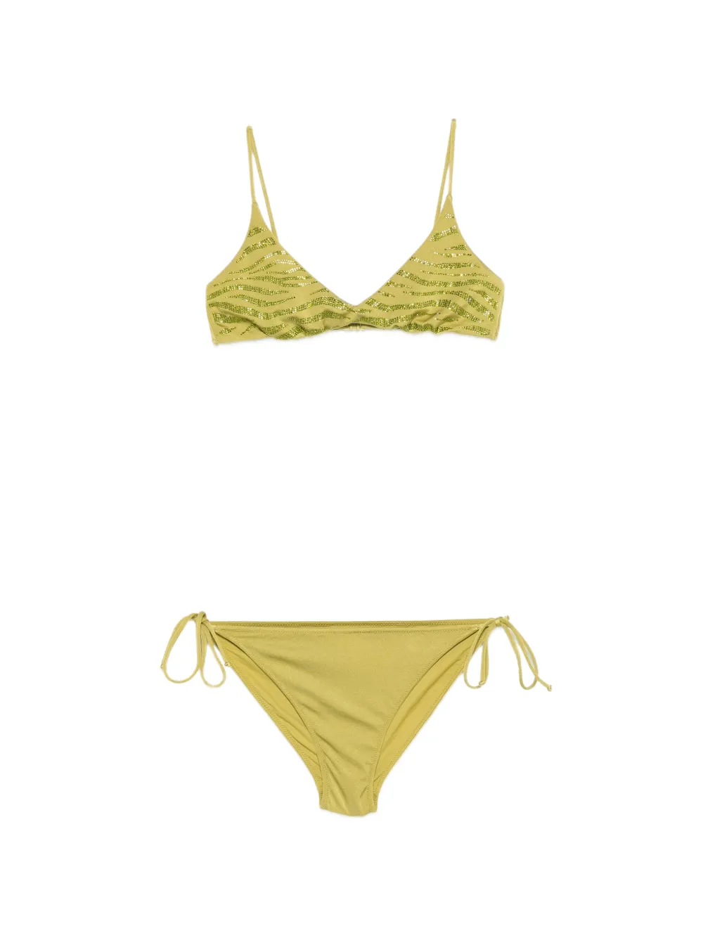 MC2 Saint Barth Paloma sequin-embellished zebra-print bikini