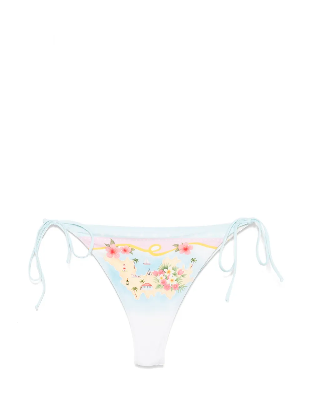 MC2 Saint Barth graphic-print side-tie bikini bottoms