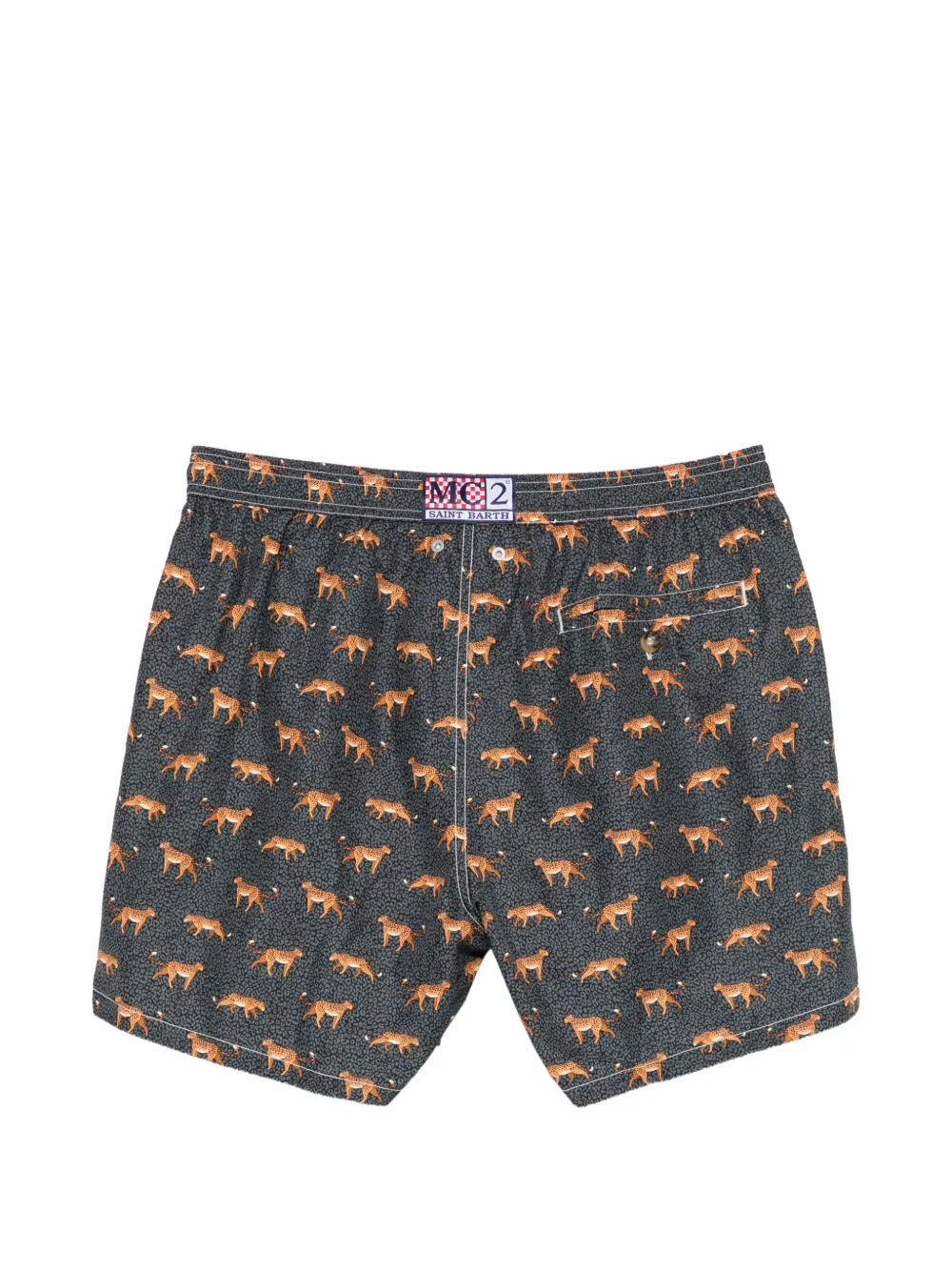 MC2 Saint Barth Zwembroek met print Grijs