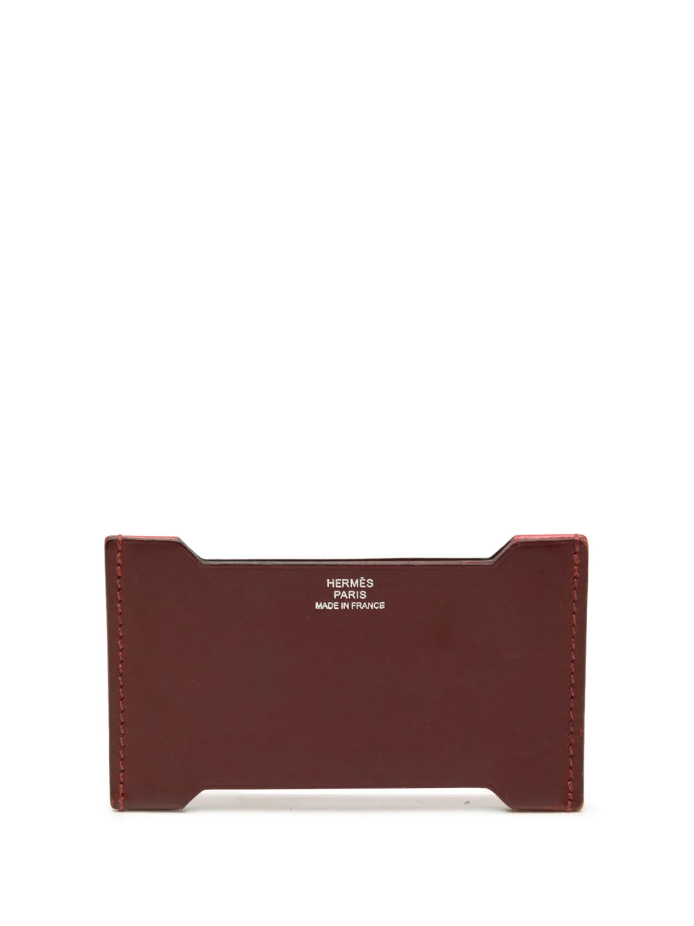 Hermès Pre-Owned 2017 Tadelakt and Sombrero Manhattan card holder - Rosso