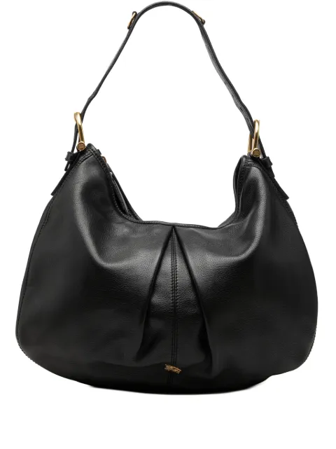 Burberry Pre-Owned 2000-2017 Large Leather Malika Hobo shoulder bag