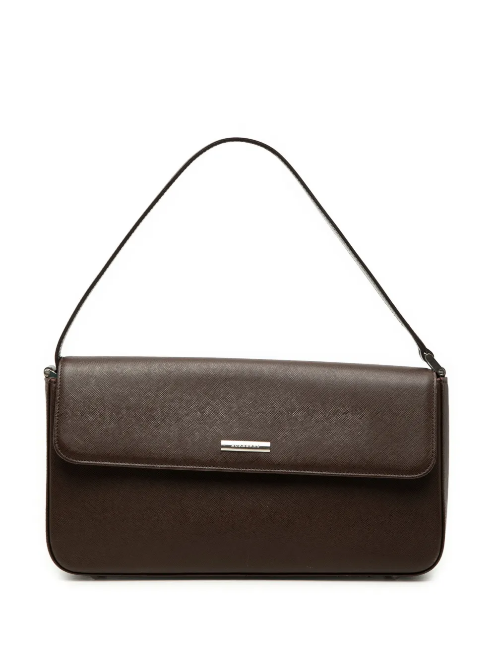 Burberry Pre-Owned 2000-2017 Leather Flap shoulder bag - Marrone