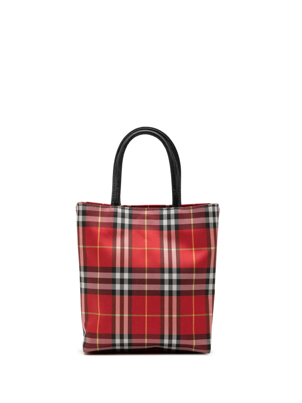 Burberry Pre-Owned 2000-2017 House Check Nylon handbag - Rosso