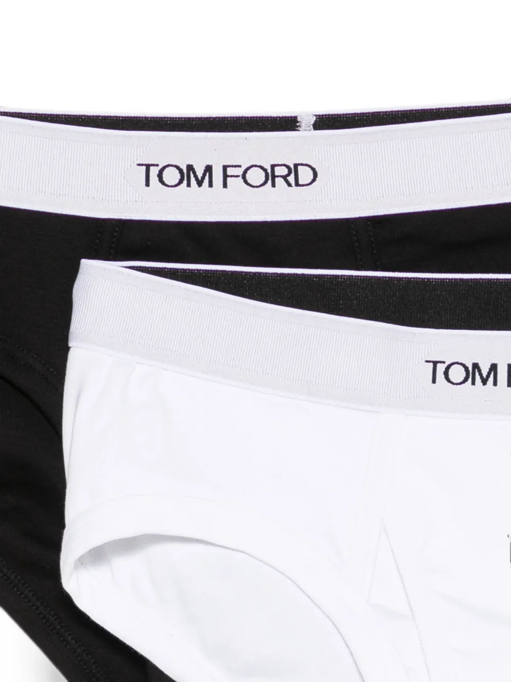 TOM FORD Vijf boxershorts met logoband Zwart