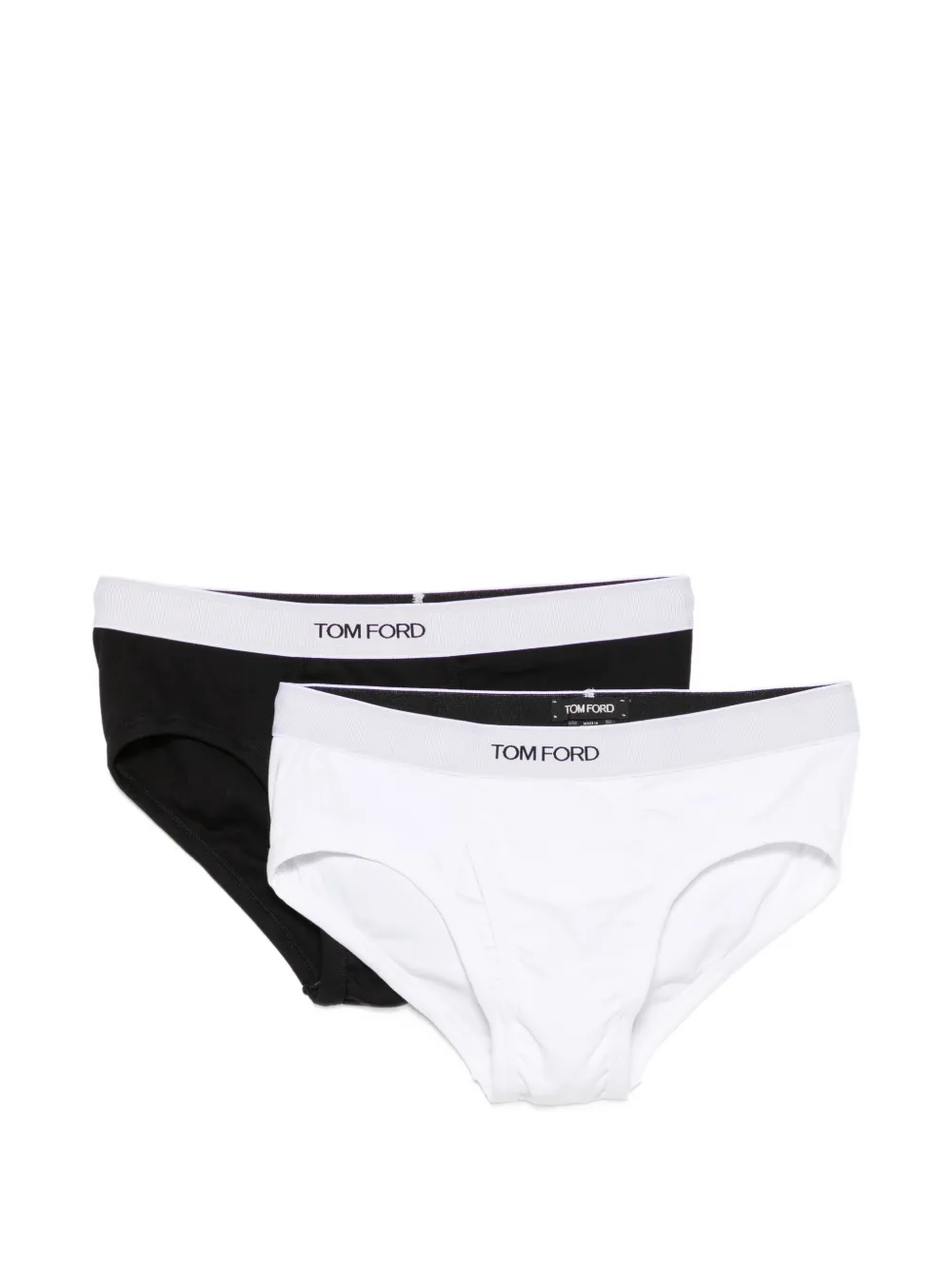 TOM FORD logo-waistband briefs set - Schwarz