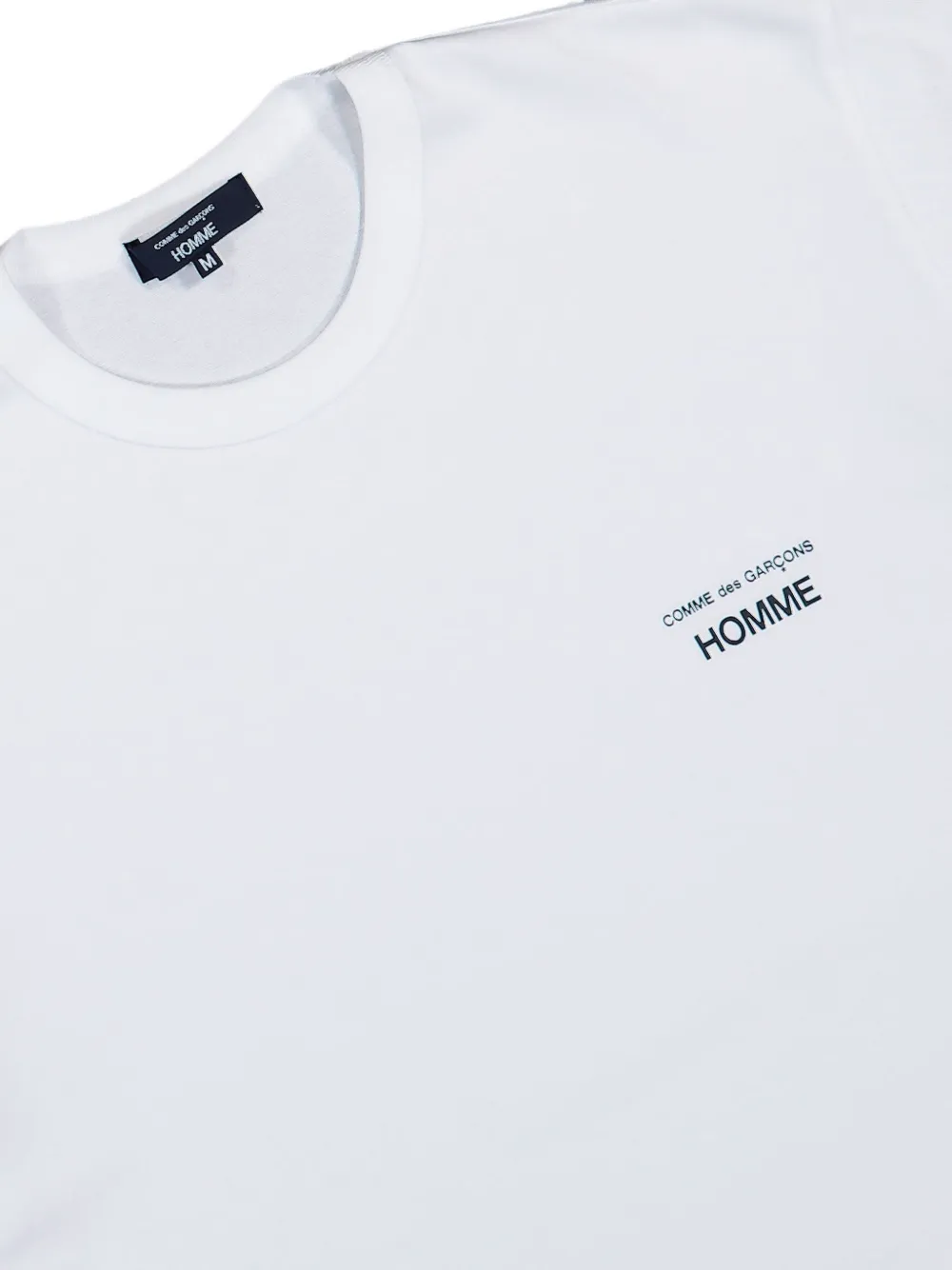 Comme des Garçons Homme T-shirt met logoprint Wit